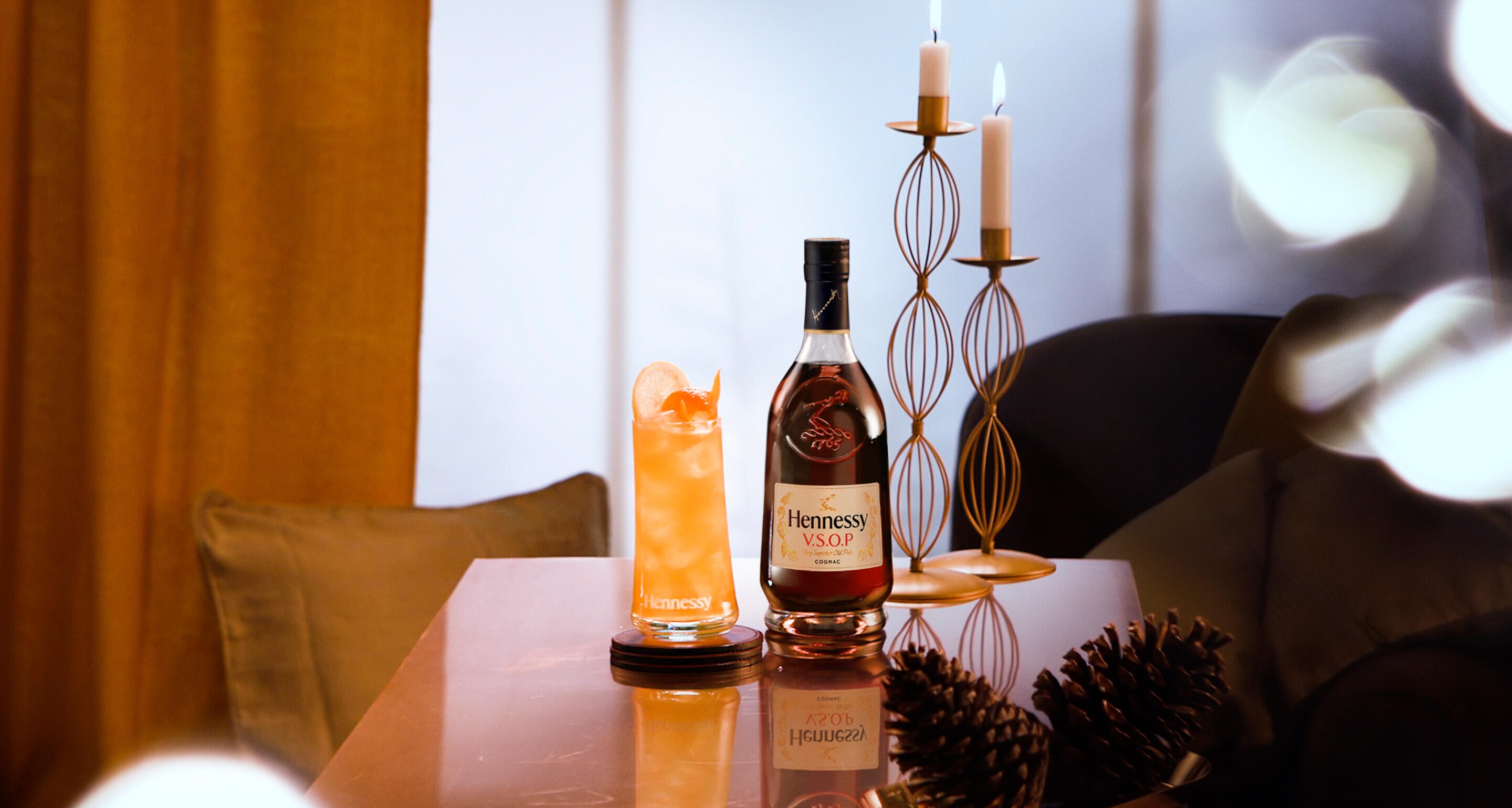 Cocktail recipe with Orange liqueur V.S.O.P Palmer - Hennessy